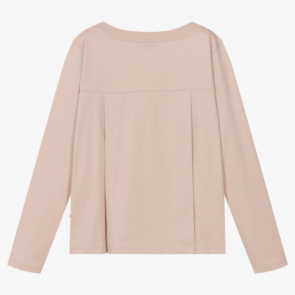 Moncler Enfant-Футболка из хлопка розового цвета для девочек | Childrensalon Outlet