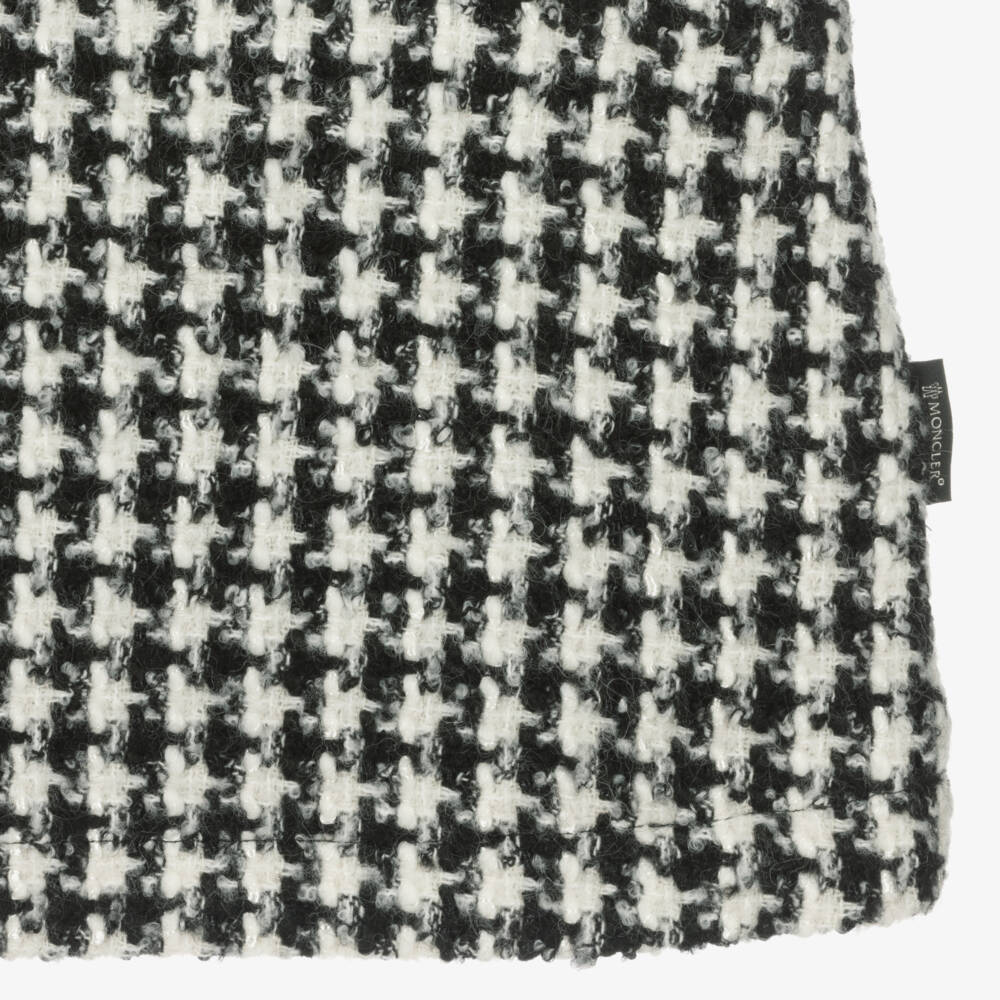 Moncler Enfant-Girls Elegant Black Tweed Dress | Childrensalon Outlet