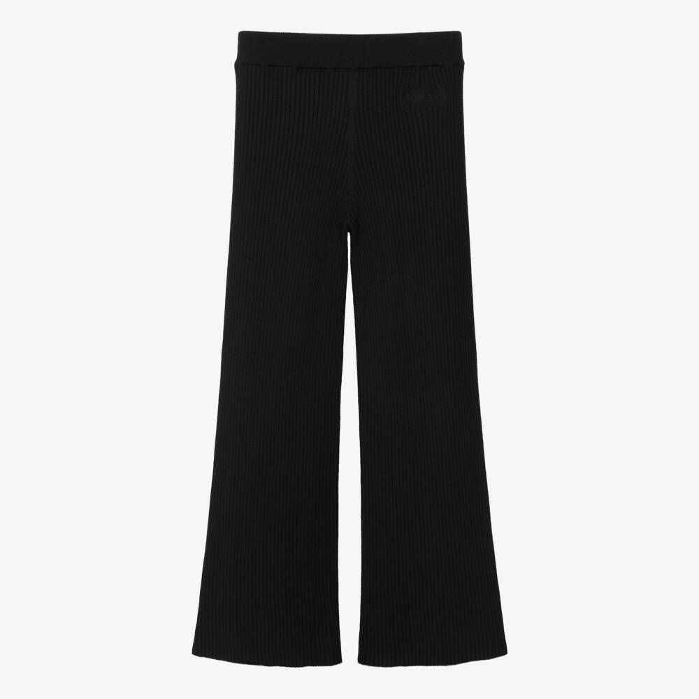 Moncler Enfant-بنطلون صوف أسود أنيق للبنات | Childrensalon Outlet