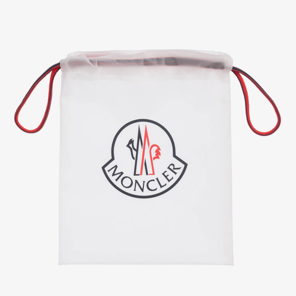 Moncler Enfant-مايوه فاخر للبنات باللون العاجي والأسود | Childrensalon Outlet