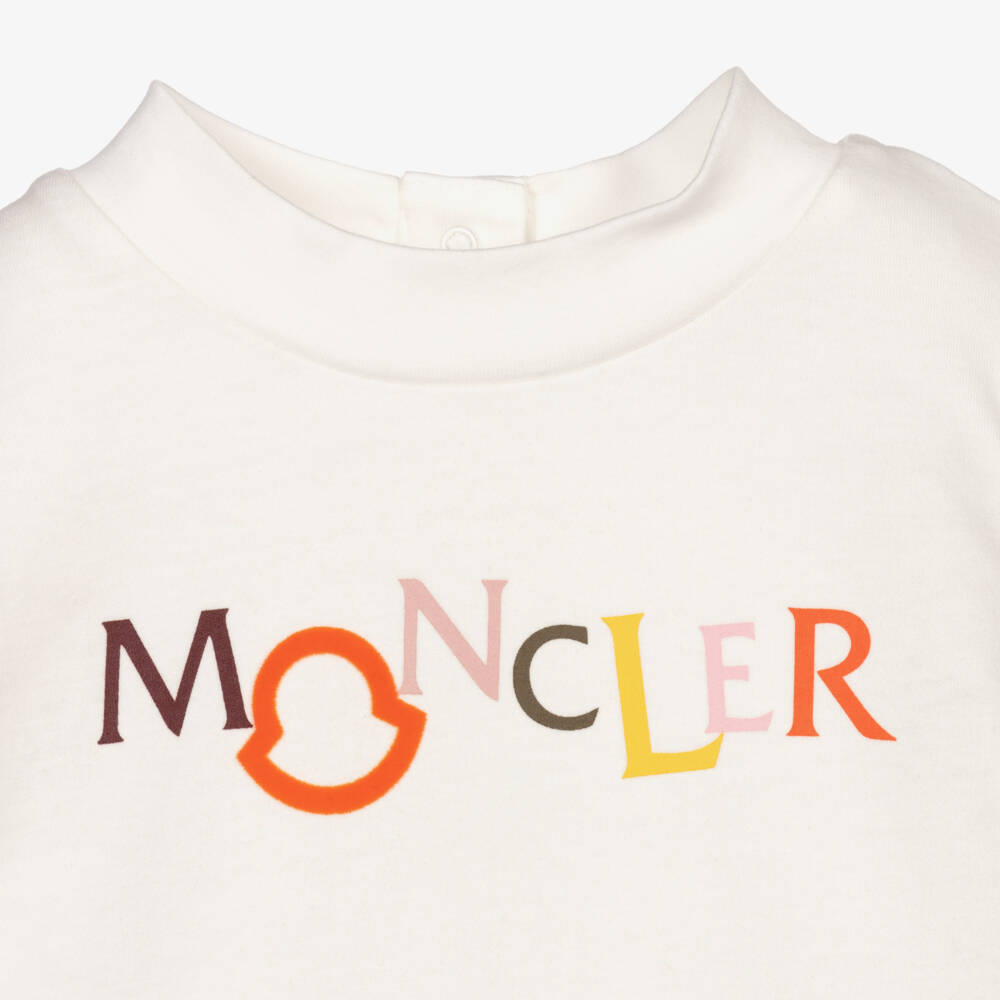 Moncler Enfant-Girls Ivory Tunic Leggings Set | Childrensalon Outlet