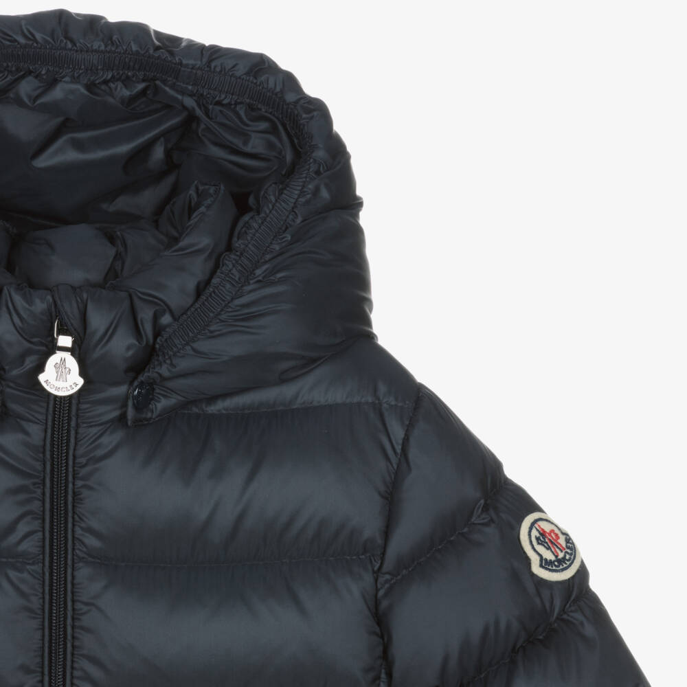 Moncler Enfant-Girls Navy Down Puffer Coat | Childrensalon Outlet