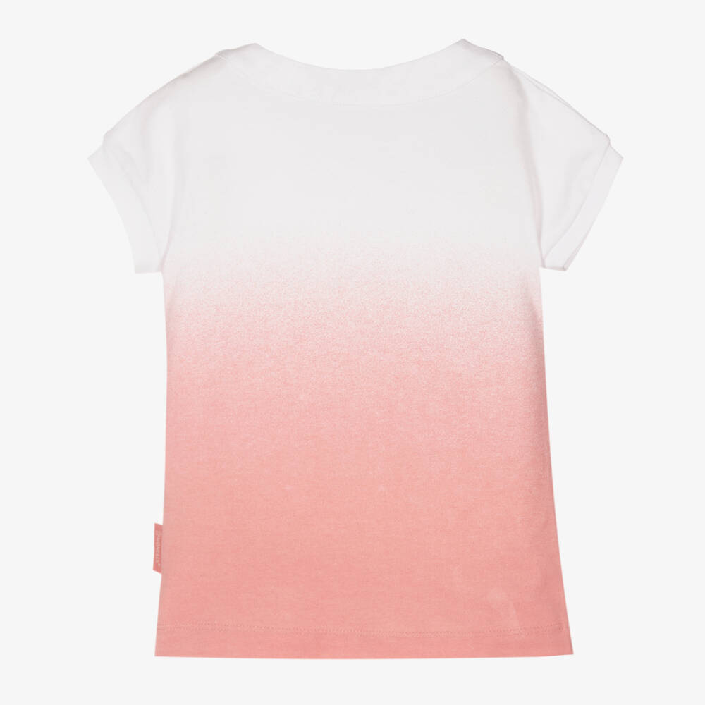 Moncler Enfant-Girls Soft Pink Cotton Dress | Childrensalon Outlet