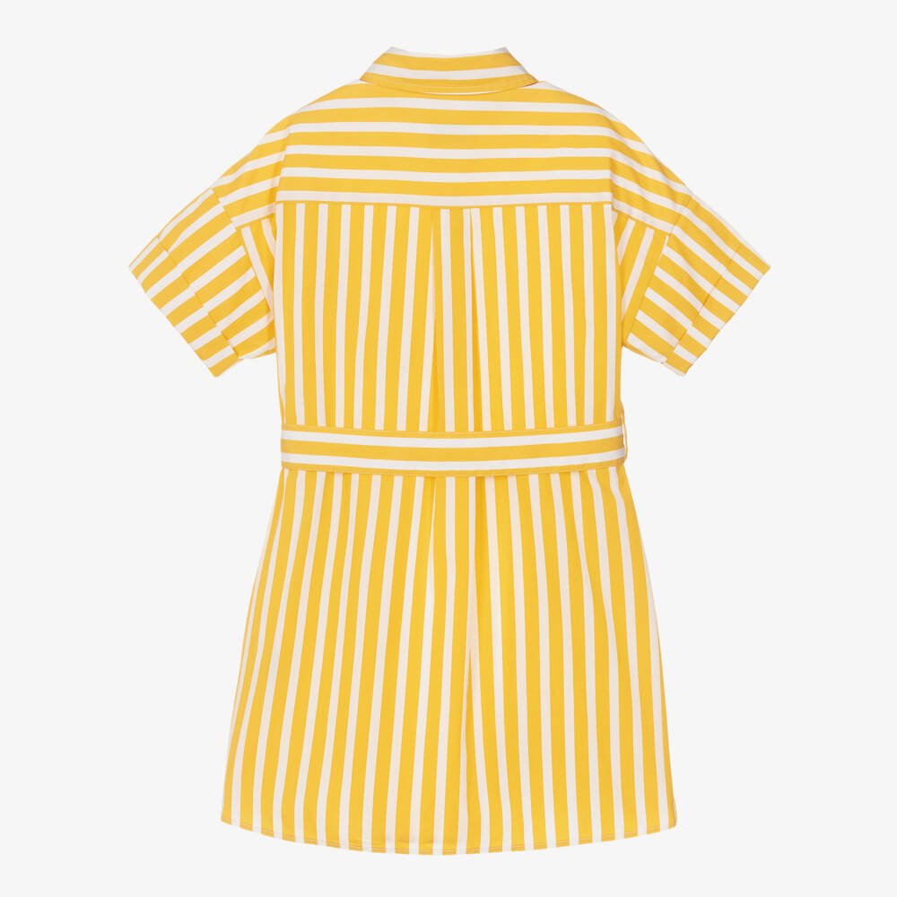 Moncler Enfant-Girls Sunny Striped Cotton Dress | Childrensalon Outlet