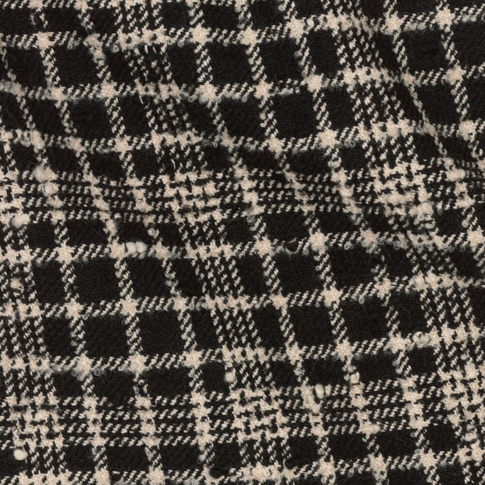 Moncler Enfant-Girls Tweed Plaid Wool Skirt | Childrensalon Outlet