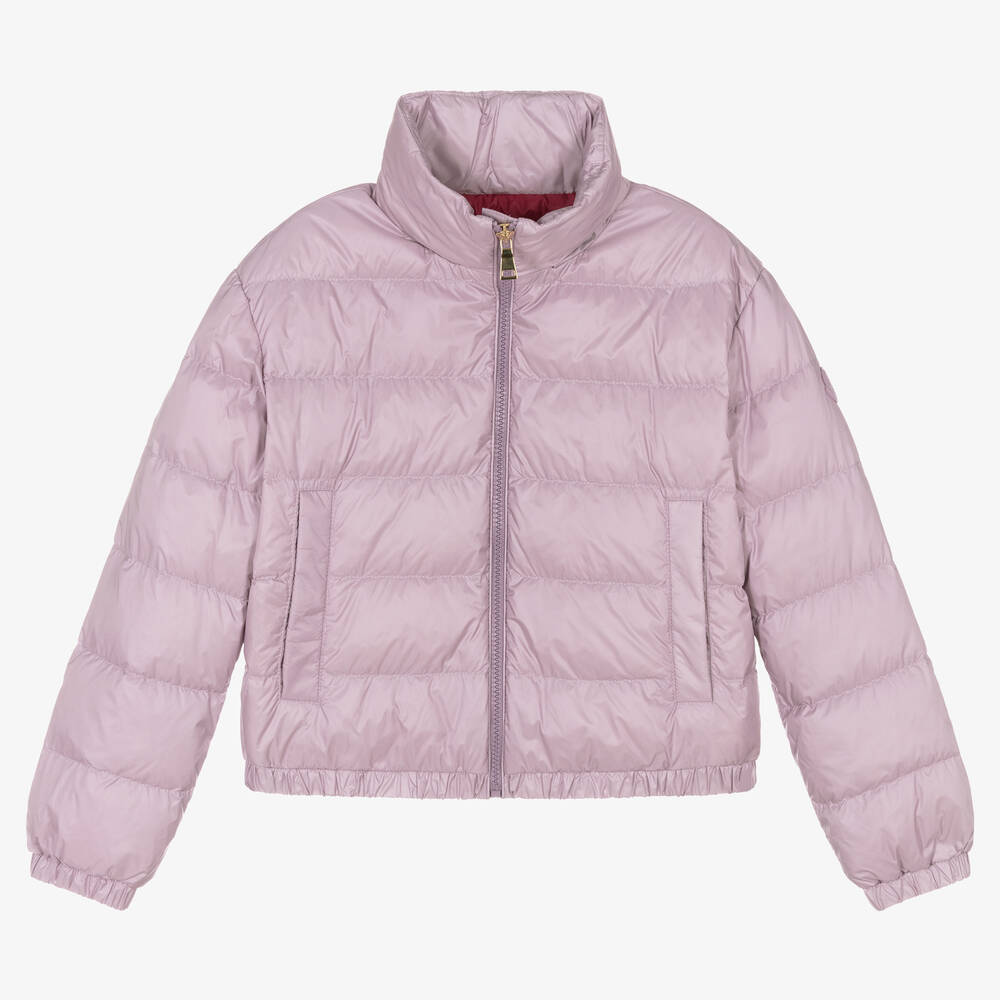 Moncler Enfant-Teen Girls Purple Down Padded Musa Jacket | Childrensalon Outlet