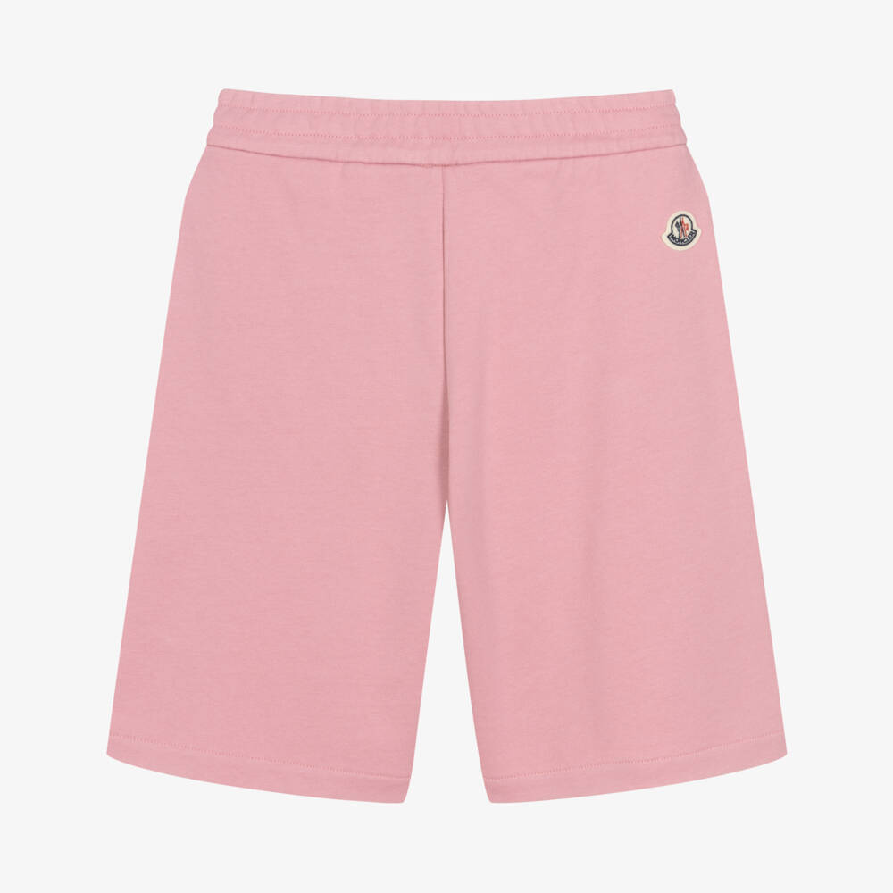Moncler Enfant-شورت قطني وردي غير رسمي للمراهقات | Childrensalon Outlet