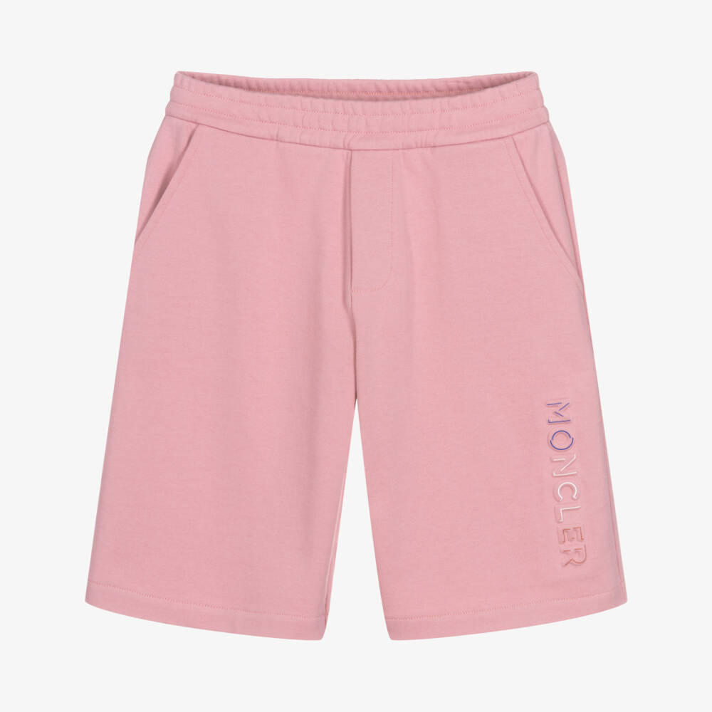 Moncler Enfant-شورت قطني وردي غير رسمي للمراهقات | Childrensalon Outlet