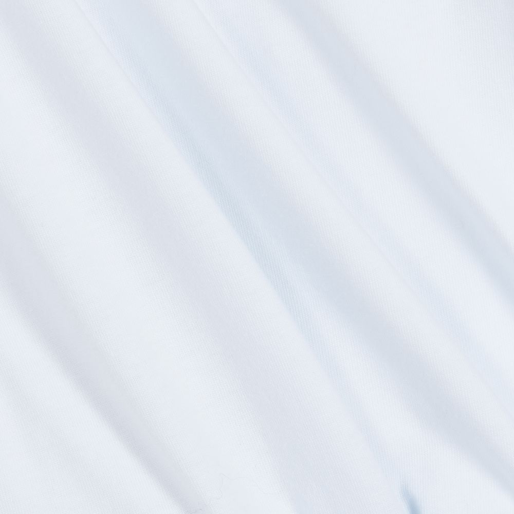 Monnalisa-Baby Blue Cotton Tunic Top | Childrensalon Outlet