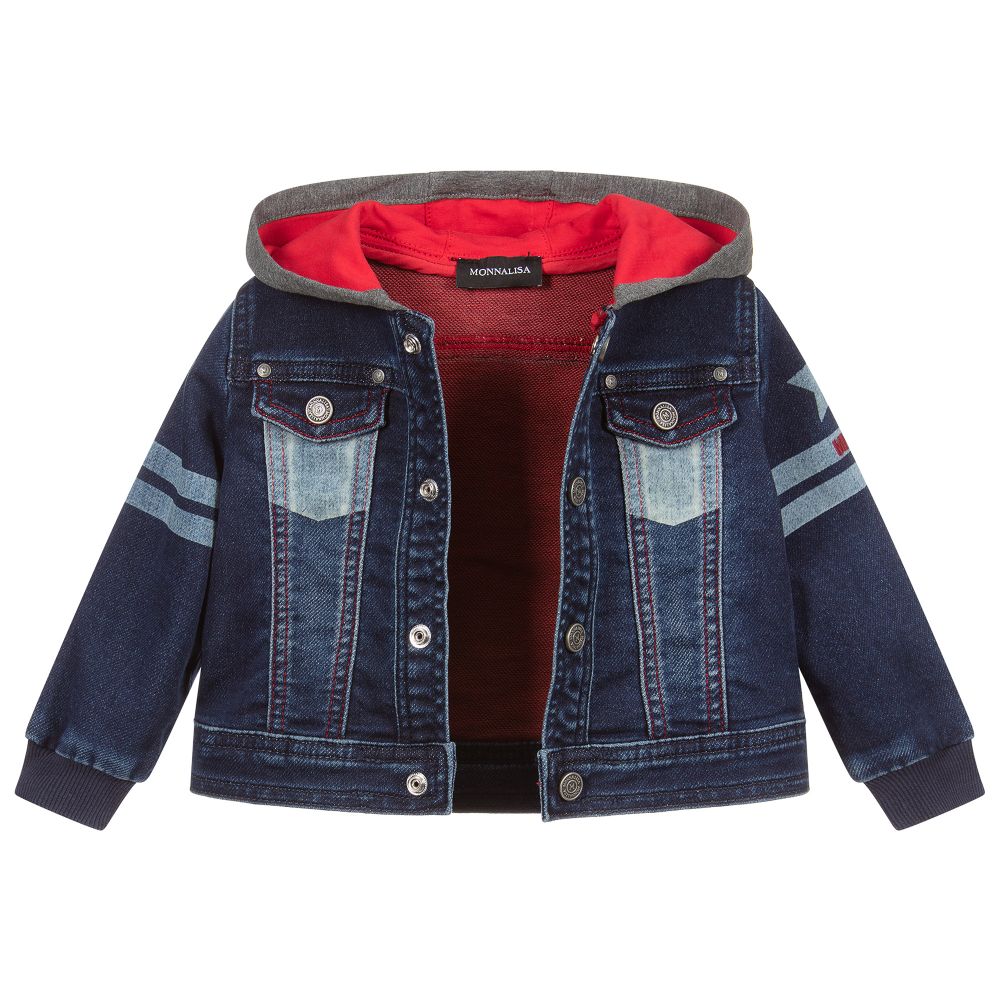 Baby boy sale hooded denim jacket