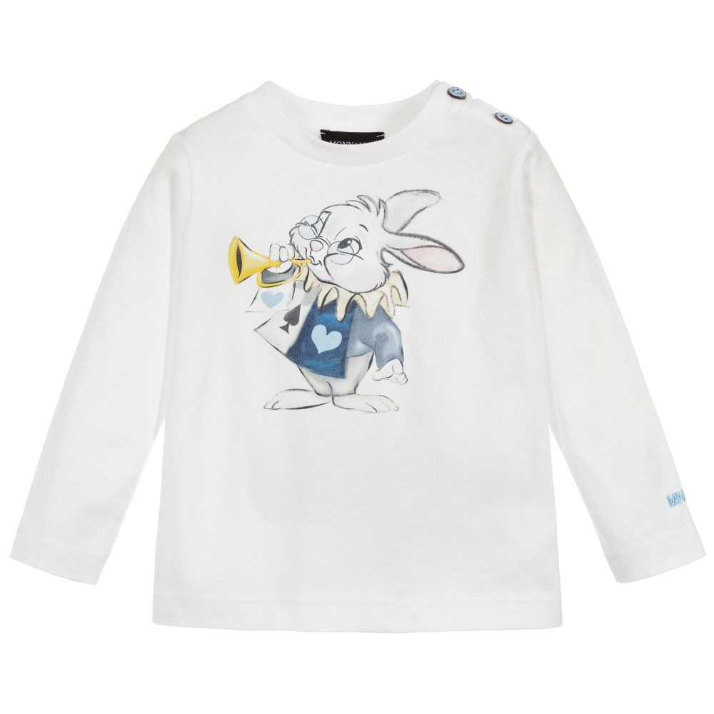 Monnalisa - Baby Boys Ivory Disney Top | Childrensalon