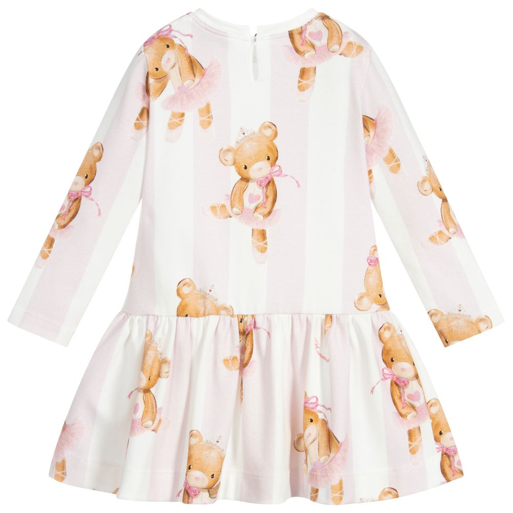 Monnalisa-Платье из хлопкового джерси для малышей | Childrensalon Outlet