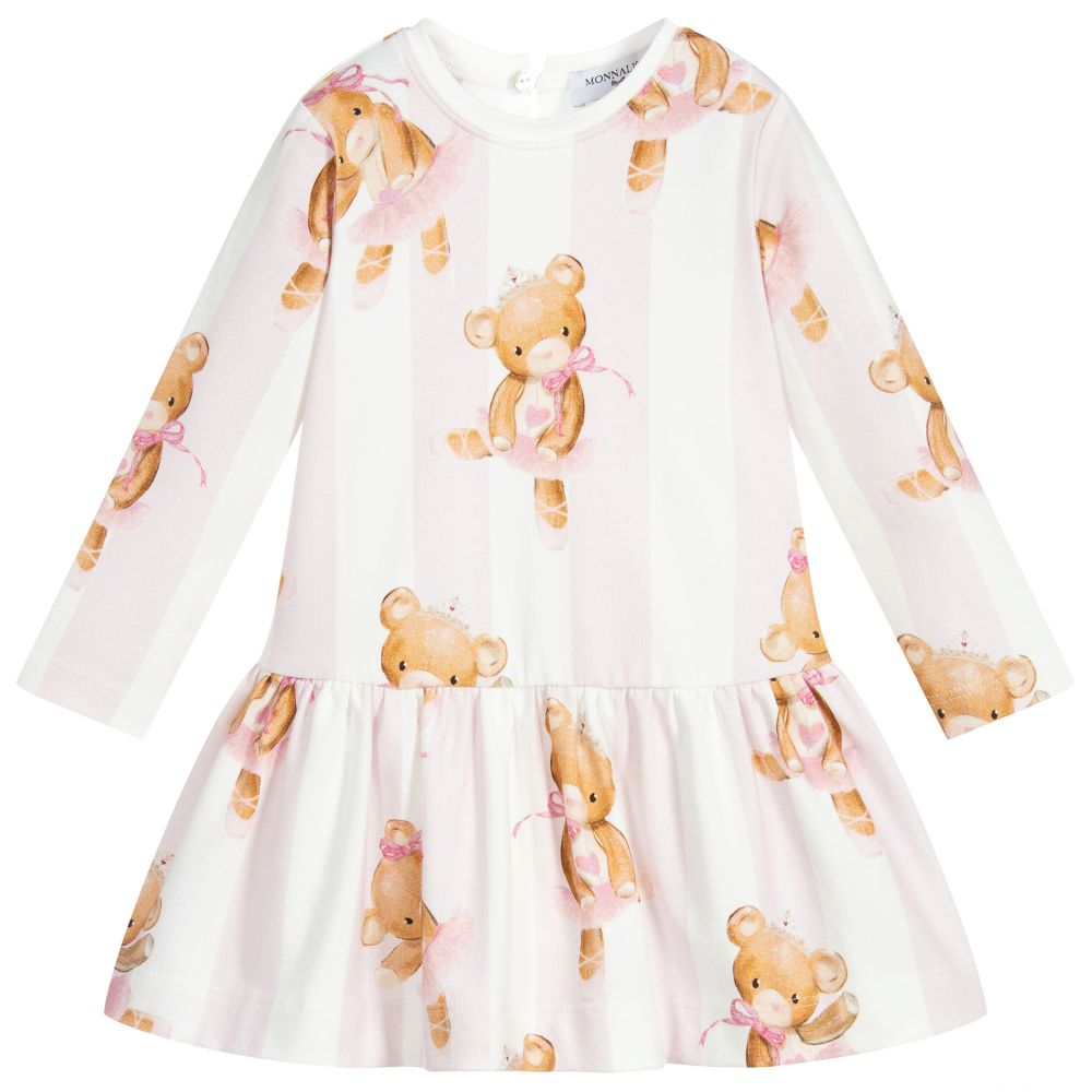 Monnalisa - Kleid aus Baumwolljersey (B) | Childrensalon