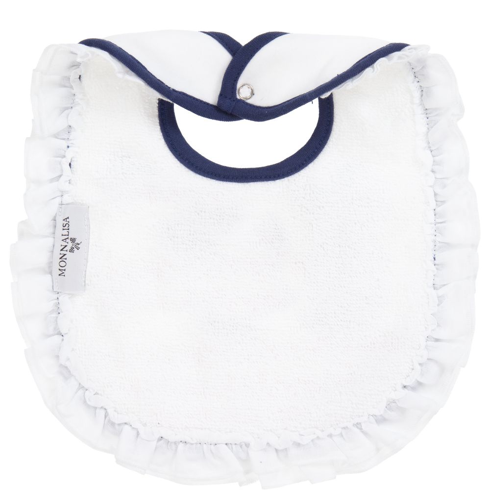 Monnalisa Бебе-Baby Girls Cotton Bib | Childrensalon Outlet