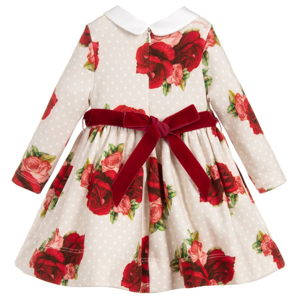 Monnalisa Bebé - Baby Girls Rose Dress | Childrensalon Outlet