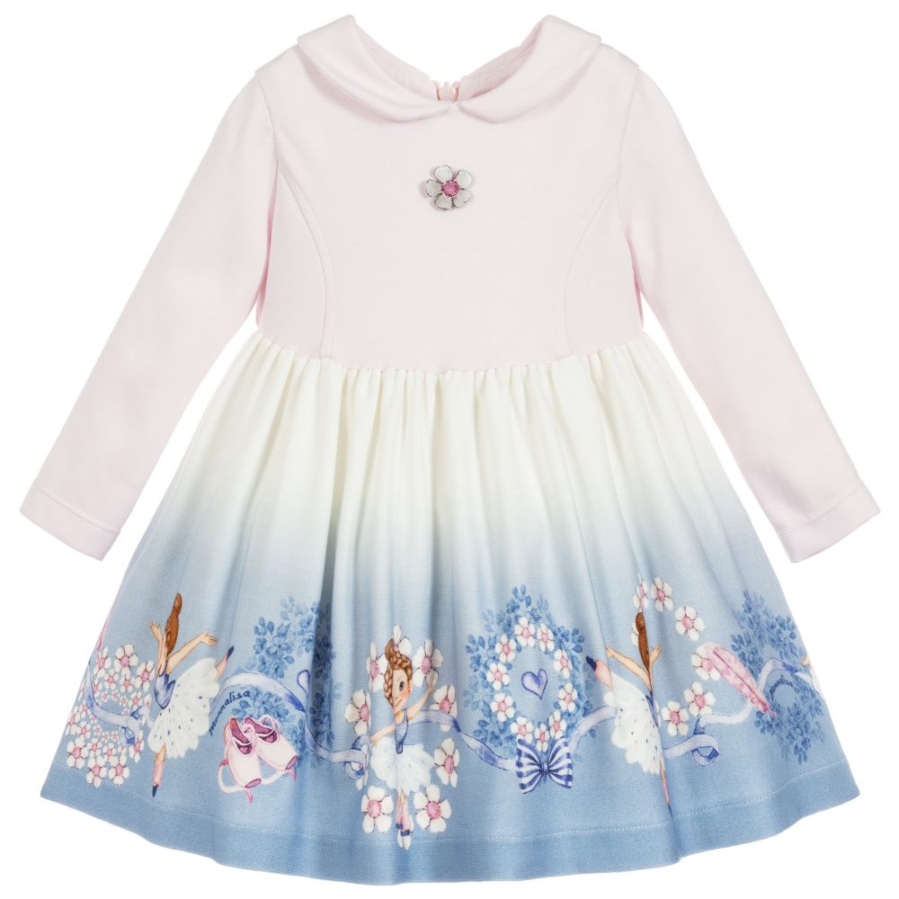 Monnalisa - Baby Girls Viscose Dress | Childrensalon