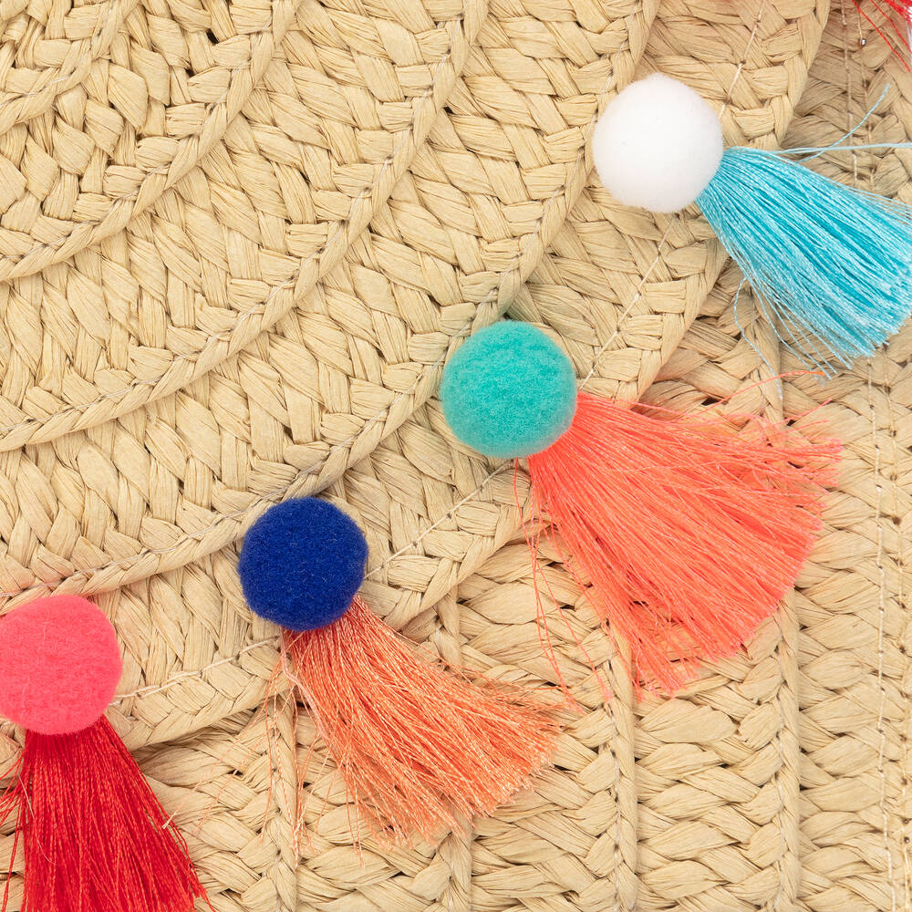 Straw pom pom new arrivals