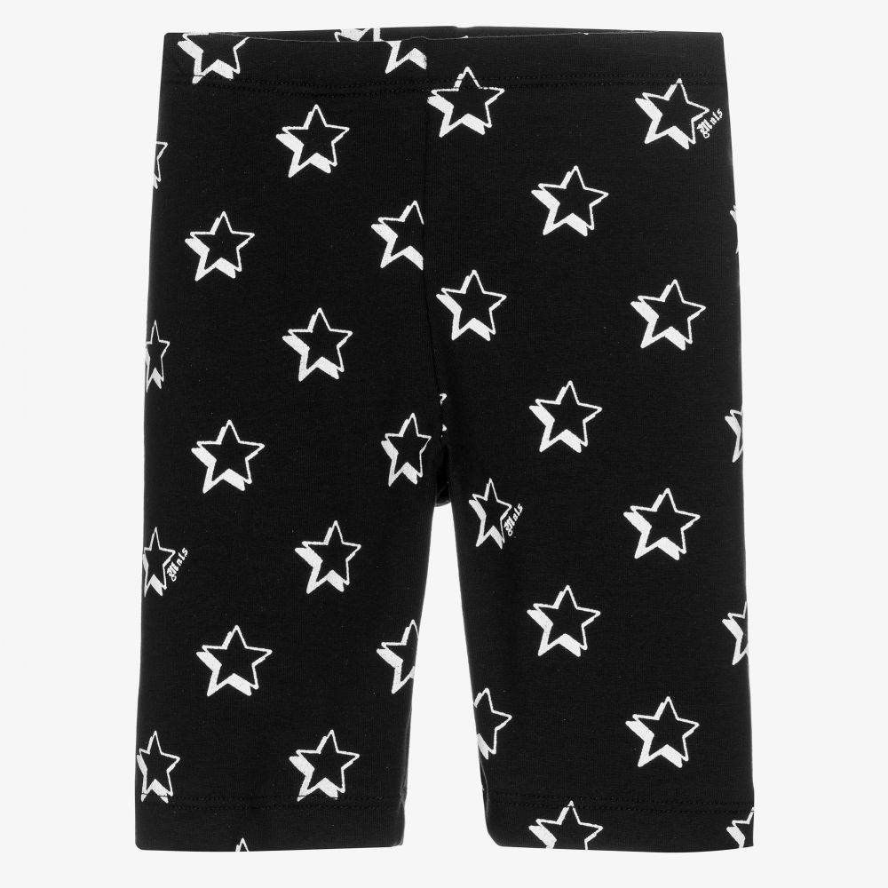 Monnalisa Black Cotton Cycling Shorts Childrensalon Outlet