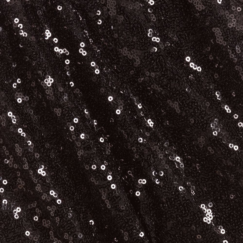 Monnalisa-Black & Pink Sequin Joggers | Childrensalon Outlet