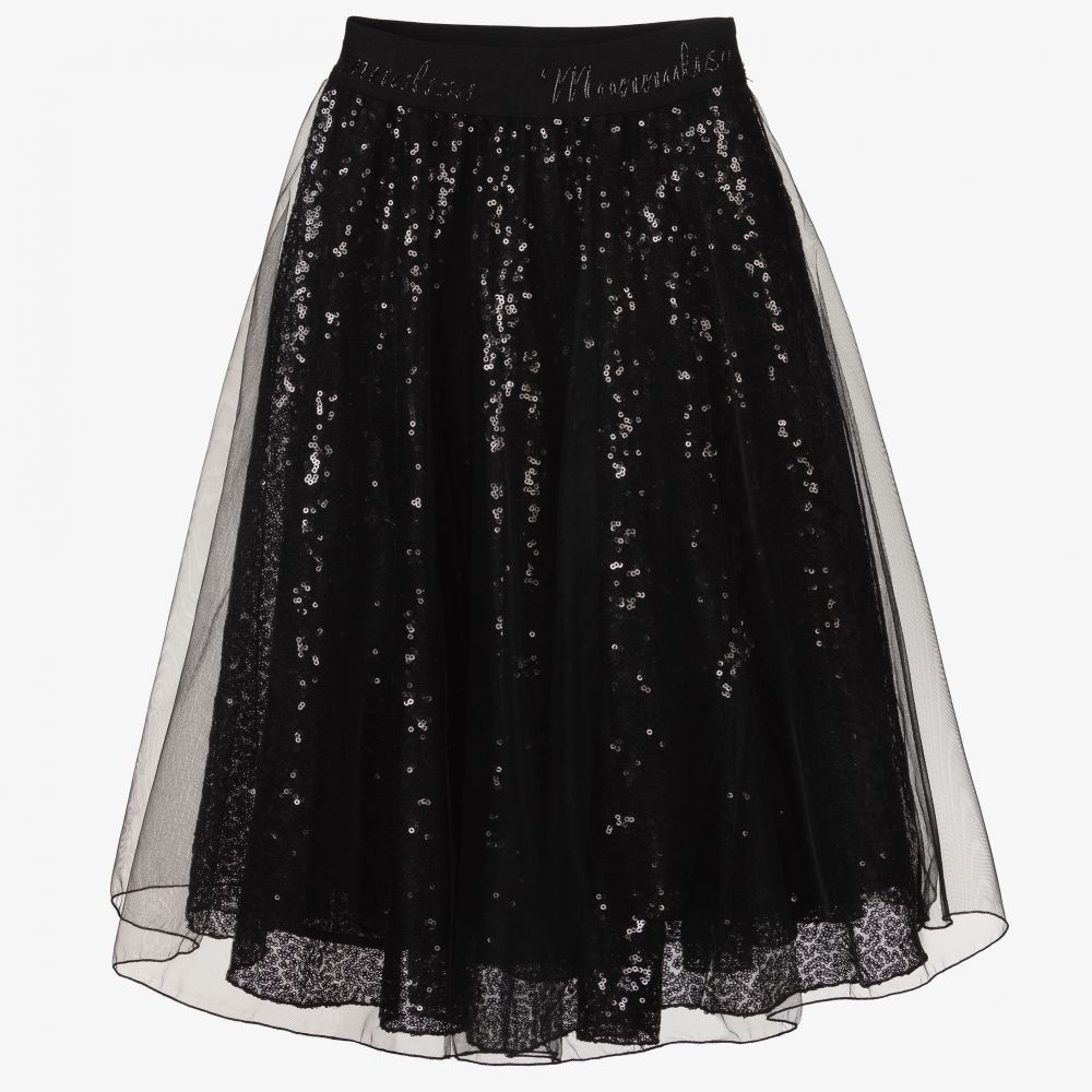Black sequin discount skirt 9mm