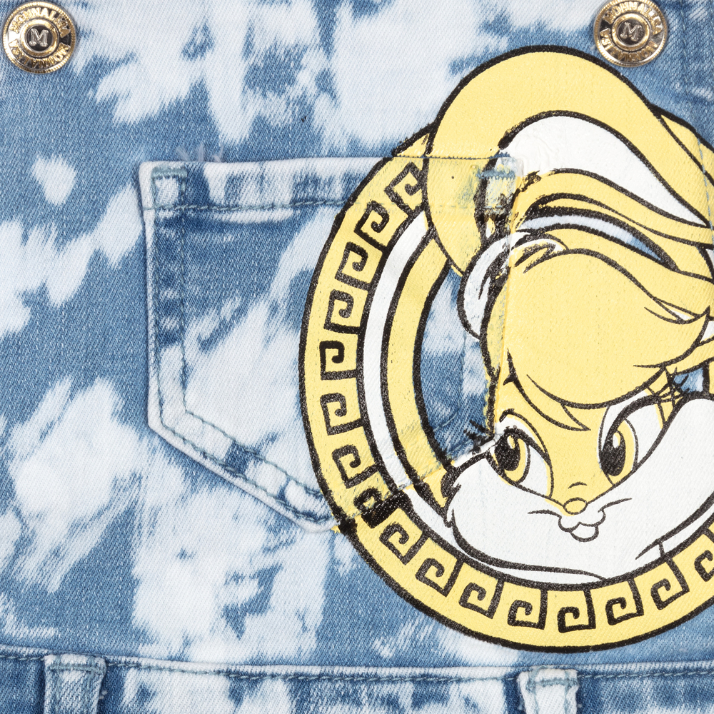 Monnalisa-Blue Bugs Bunny & Lola Dress | Childrensalon Outlet