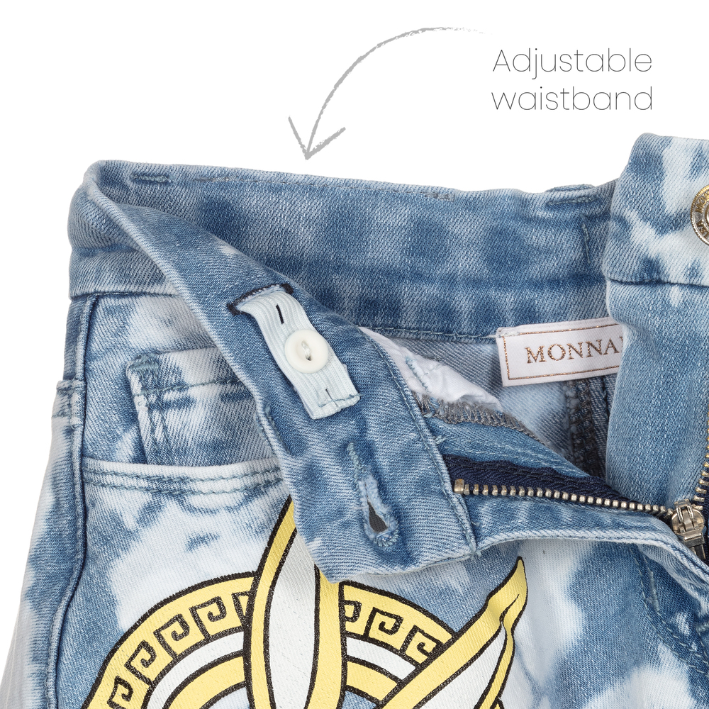 Monnalisa-Blue Bugs Bunny & Lola Shorts | Childrensalon Outlet