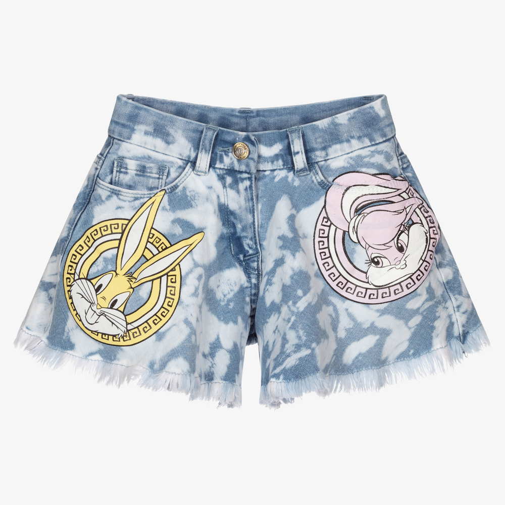 Monnalisa - Blaue Bugs Bunny & Lola Shorts | Childrensalon