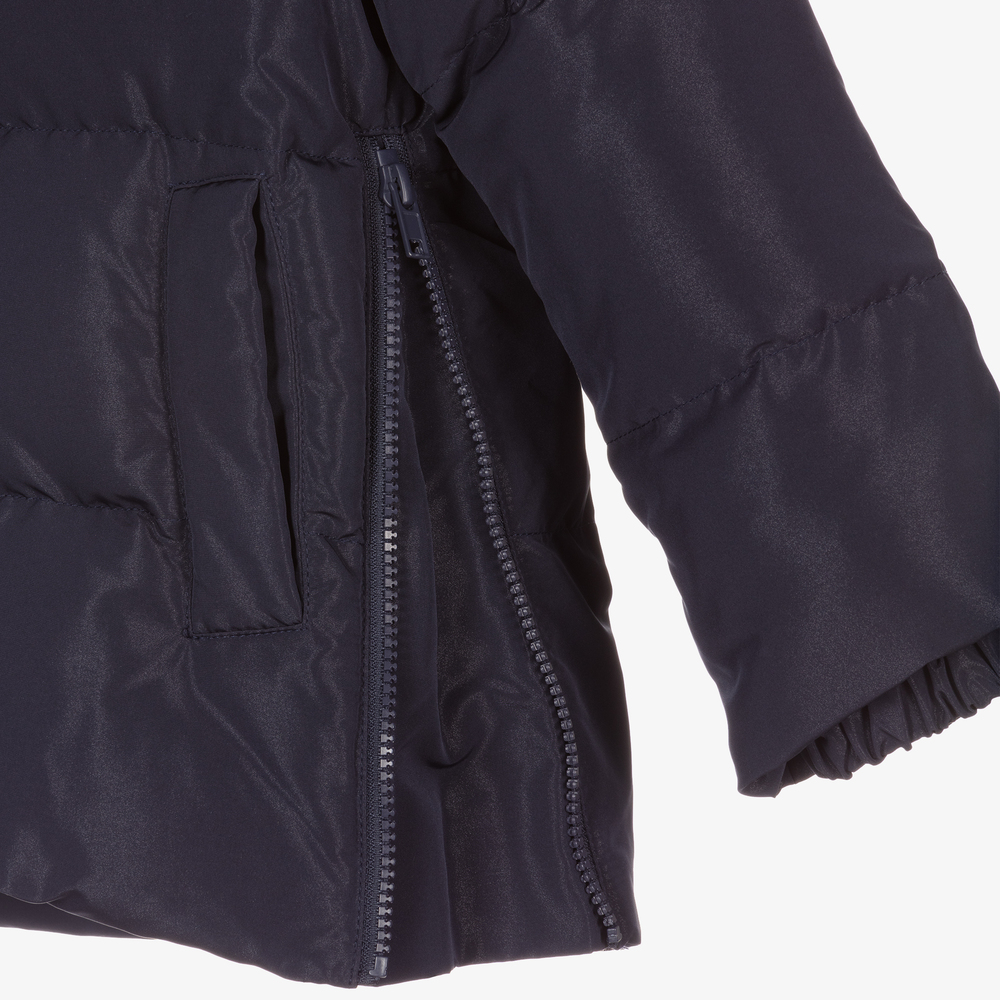 Monnalisa-Синий пуховик | Childrensalon Outlet