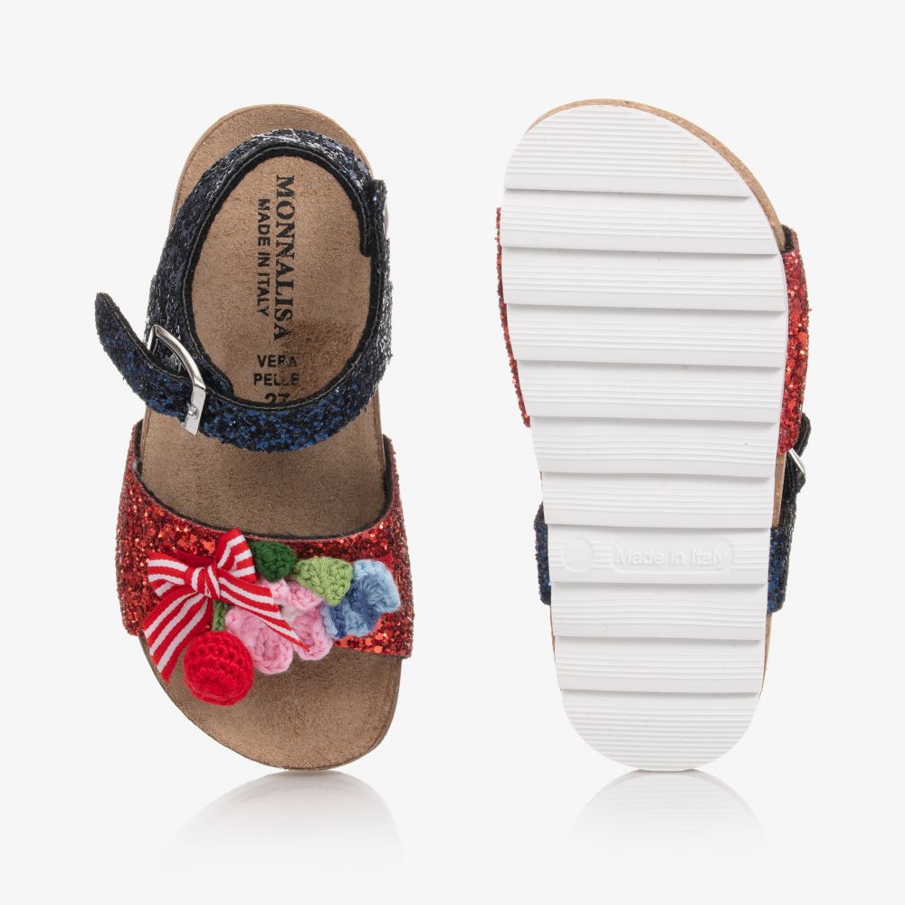 Red glitter toms womens top