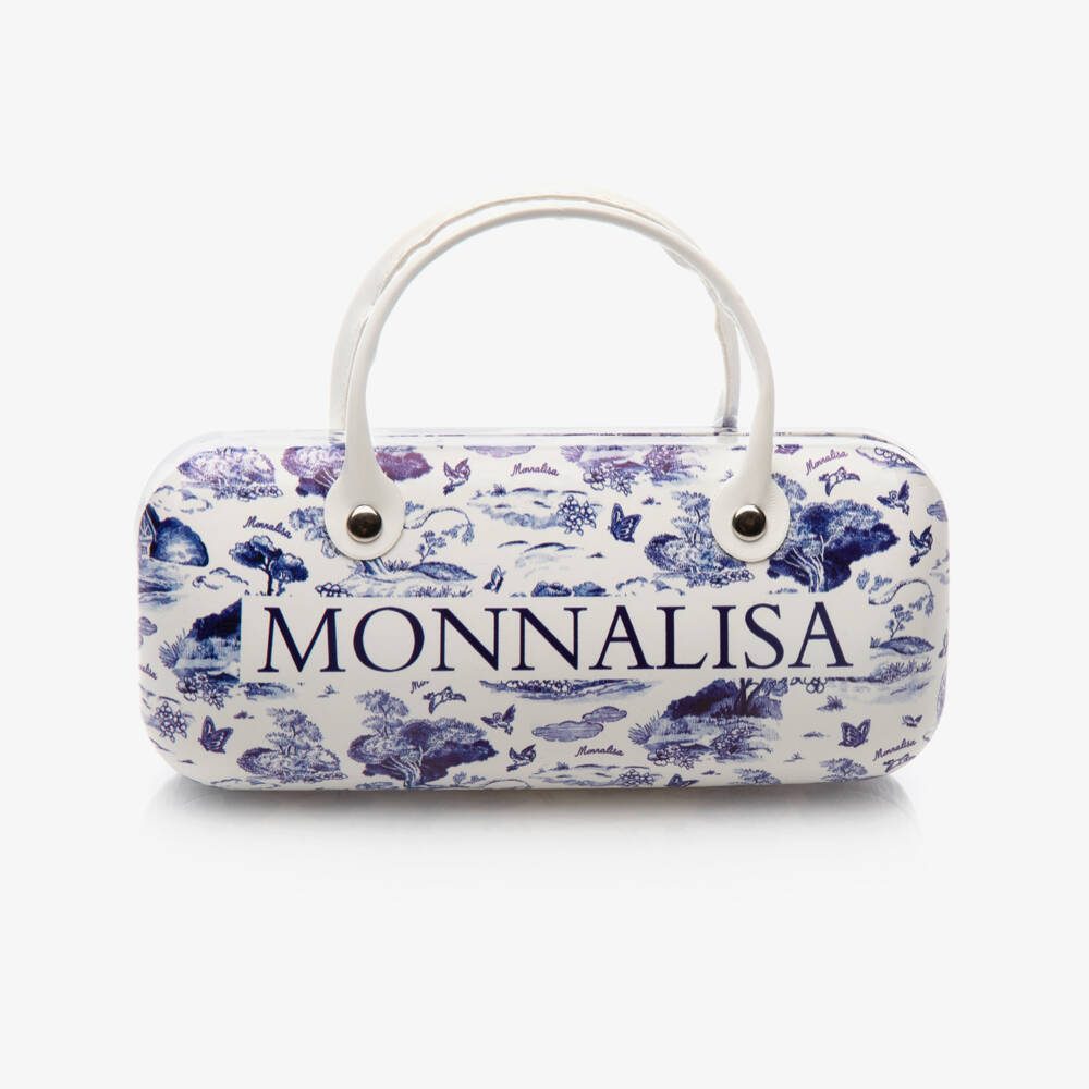 Monnalisa-Blue & White Sunglasses | Childrensalon Outlet