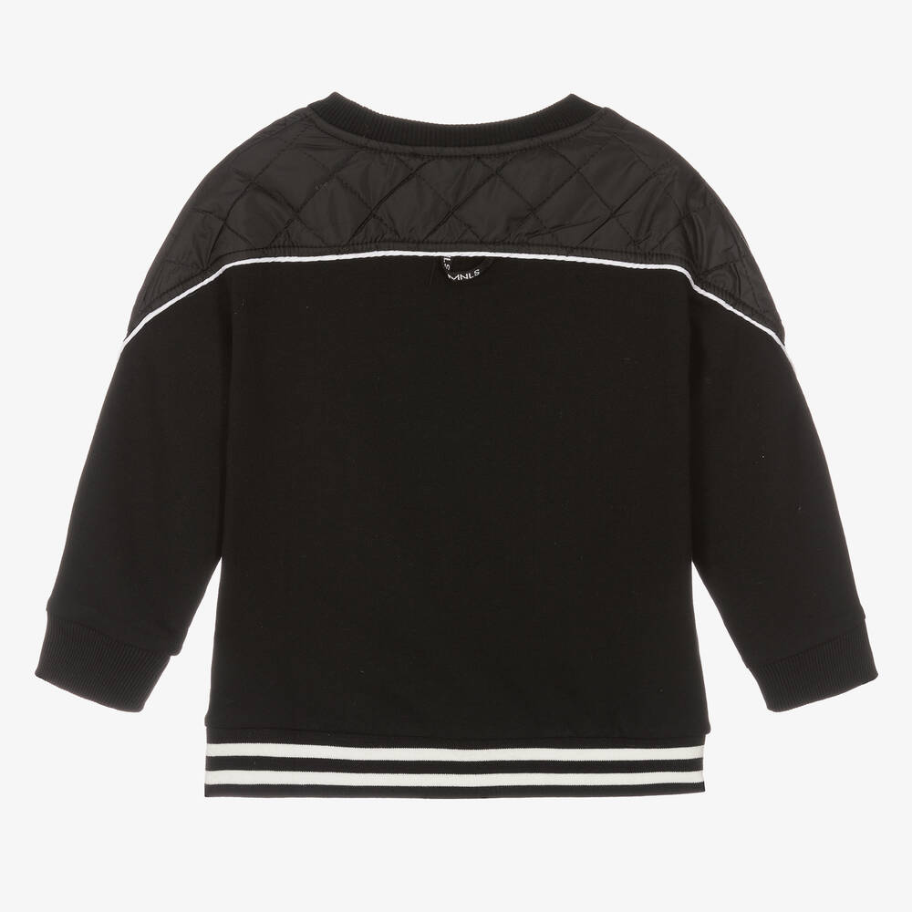 Monnalisa-Boys Black Mickey Sweatshirt | Childrensalon Outlet