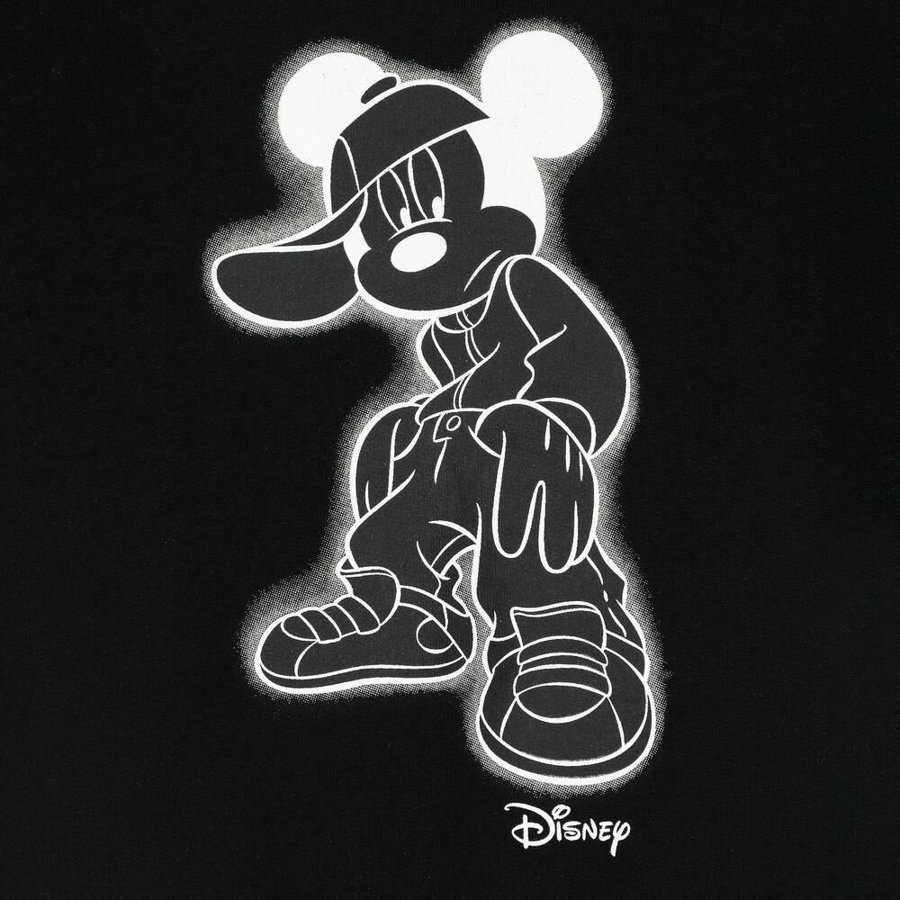 Monnalisa Boys Black Mickey Sweatshirt Childrensalon Outlet