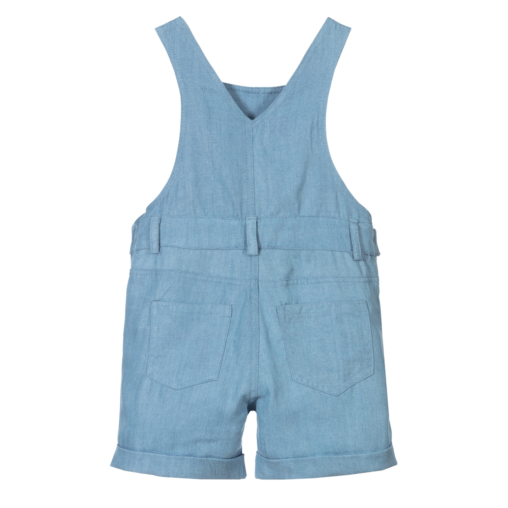 Boys denim dungaree shorts sales