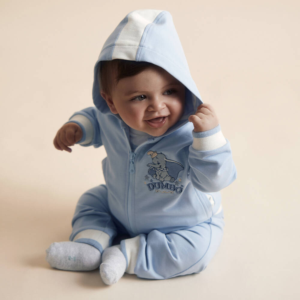 Monnalisa-Boys Cotton Sky Jogging Trousers | Childrensalon Outlet