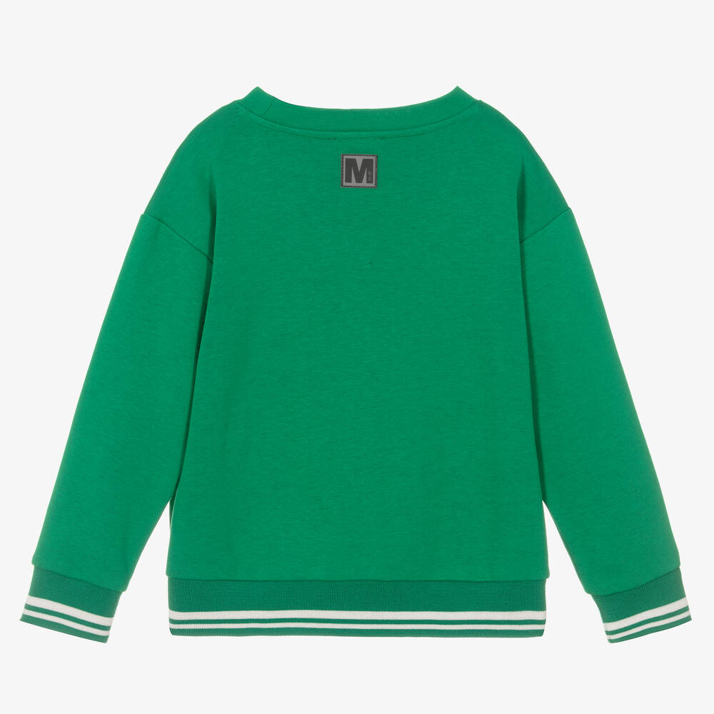 Monnalisa-Boys Green Looney Tunes Sweatshirt | Childrensalon Outlet