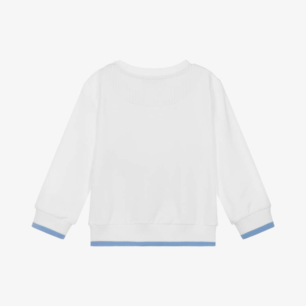 Monnalisa-Boys Nautical Penguin Cotton Pullover | Childrensalon Outlet