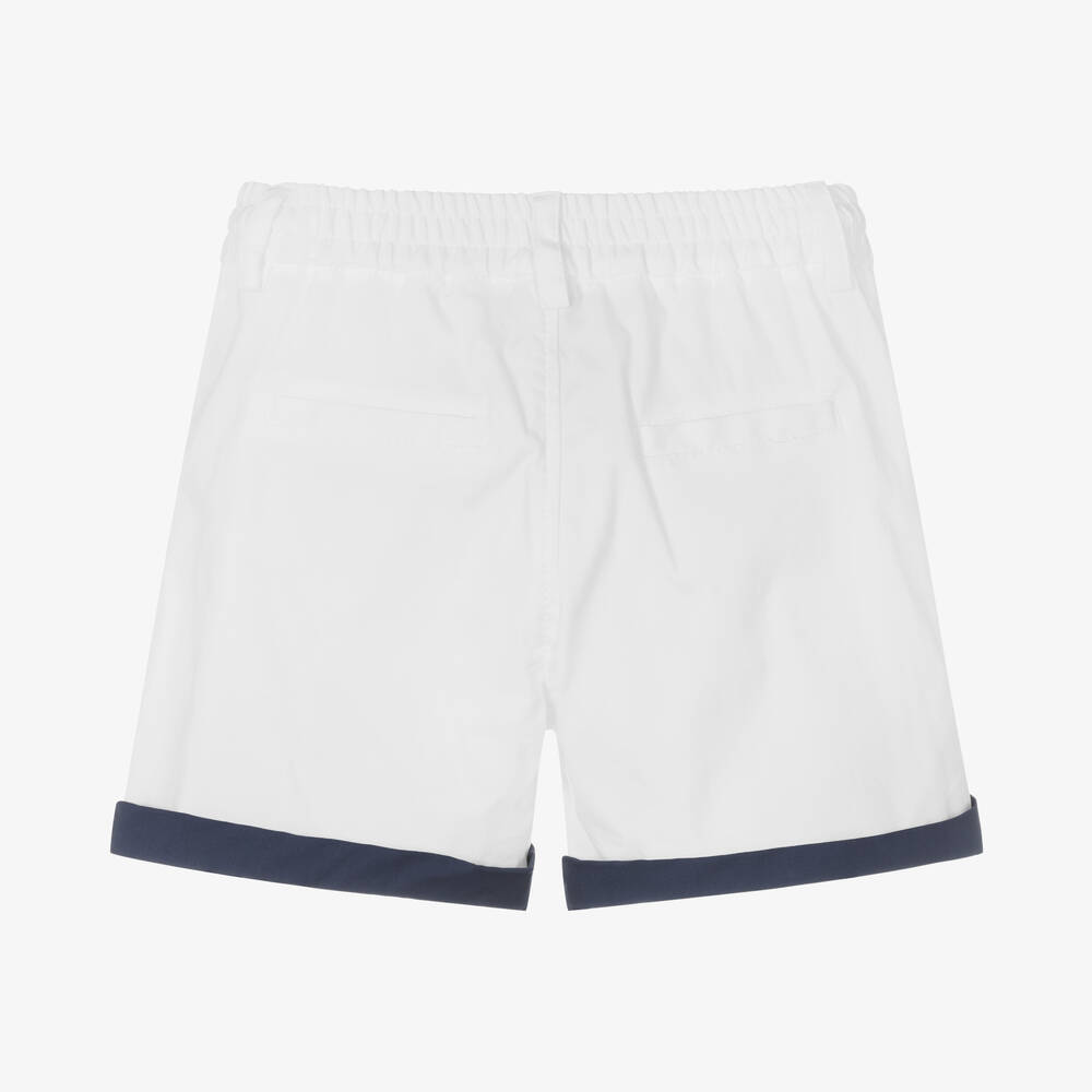 White twill shorts on sale