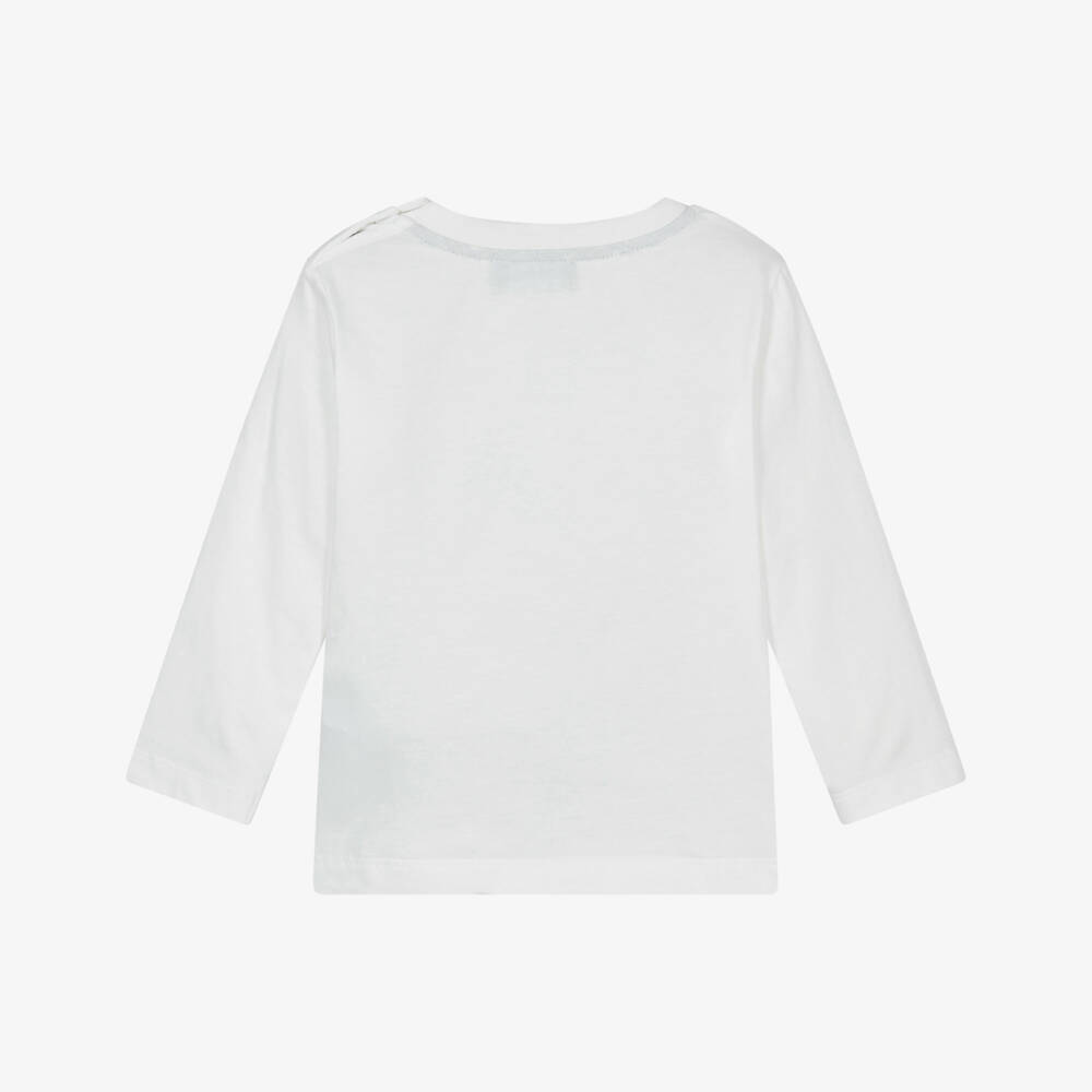 Monnalisa-تي شيرت أبيض للأولاد بطبعة ميكي ماوس | Childrensalon Outlet