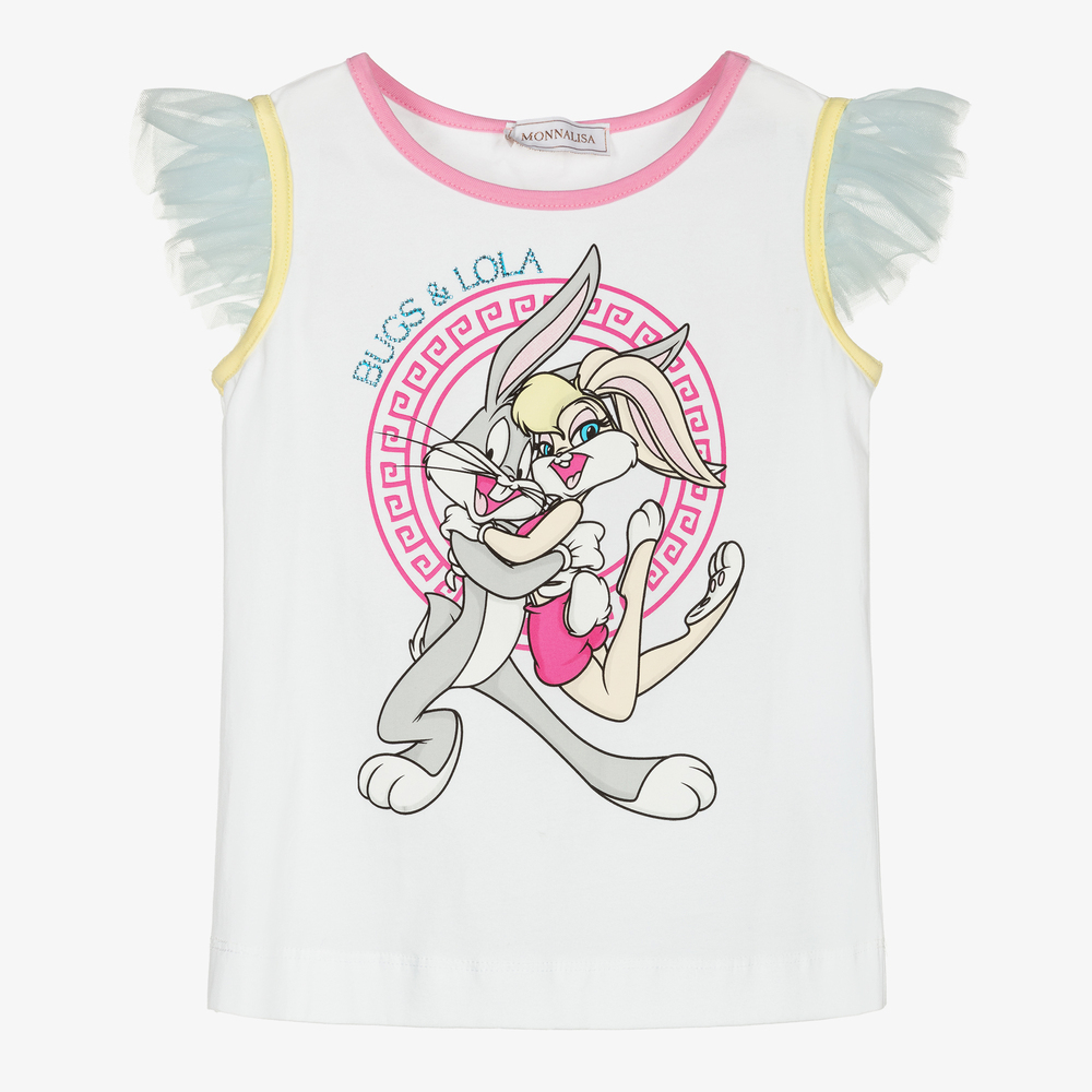 Monnalisa - Bugs Bunny & Lola T-Shirt | Childrensalon