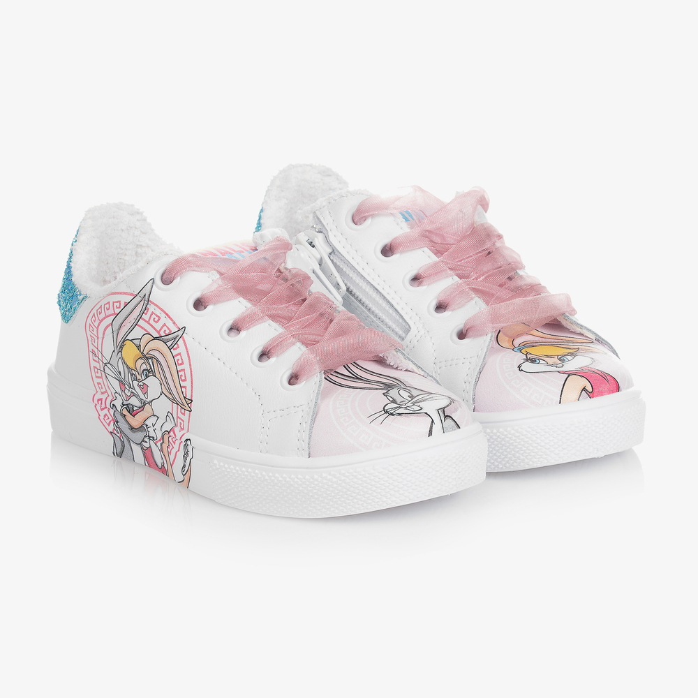 Monnalisa - Bugs & Lola Bunny Trainers | Childrensalon