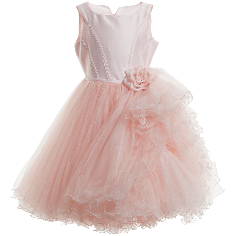 موناليزا Chic-فستان من الحرير و القماش الرقيق الشفاف | Childrensalon Outlet