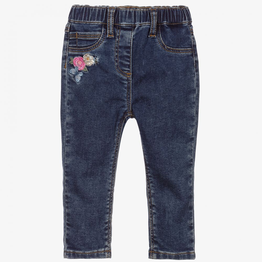 Monnalisa - Dark Blue Disney Jeggings | Childrensalon