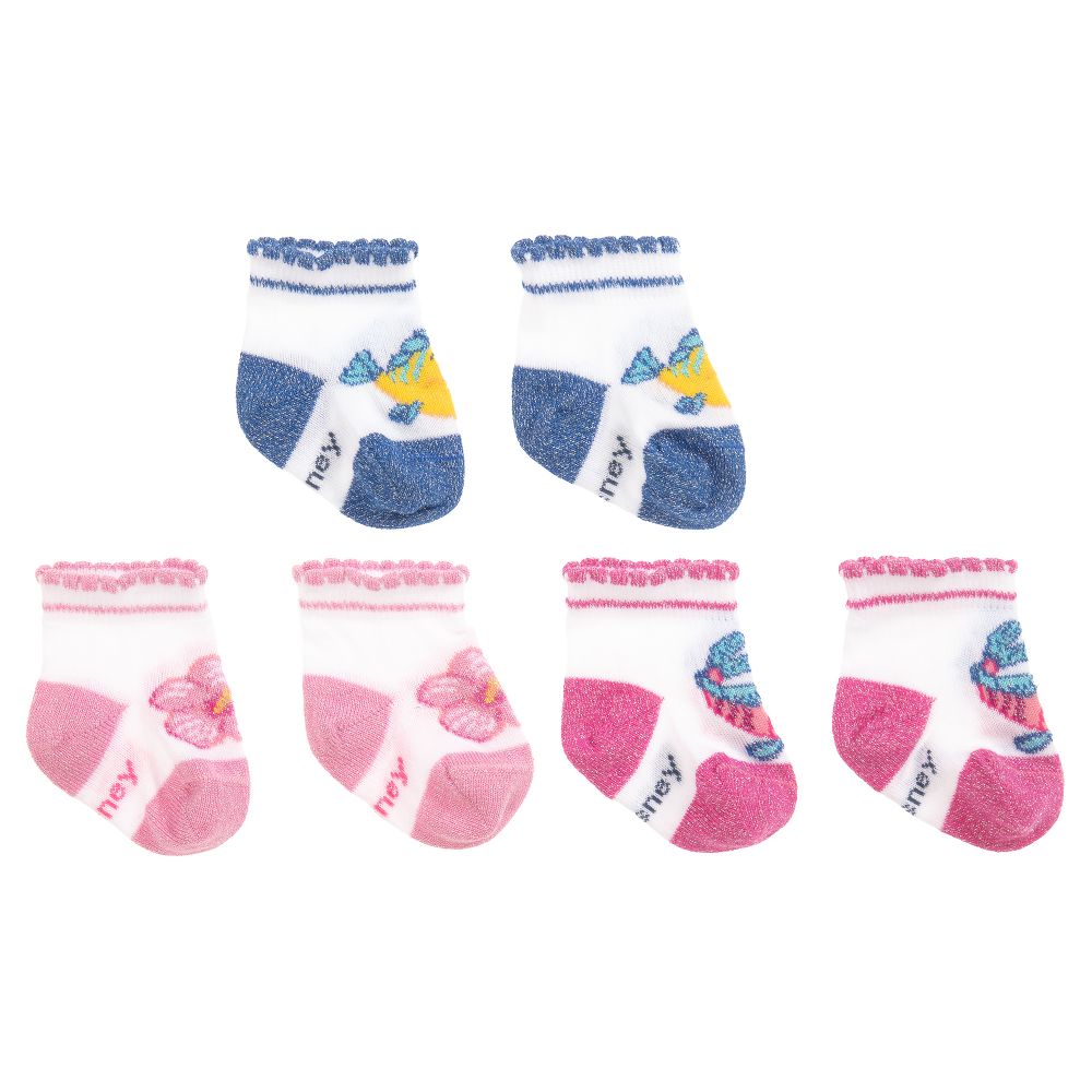 موناليزا Bebé-مجموعة جوارب قطن للمولودات - عدد 3 | Childrensalon Outlet