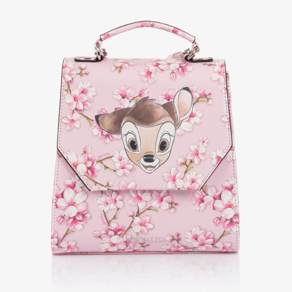 Monnalisa-Girl's Delightful Pink Bambi Satchel | Childrensalon Outlet