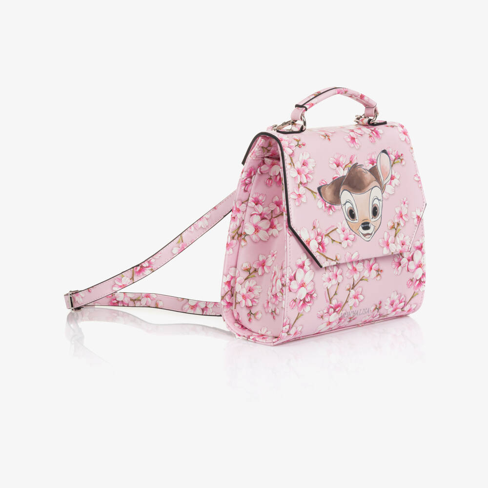 Monnalisa-Girl's Delightful Pink Bambi Satchel | Childrensalon Outlet