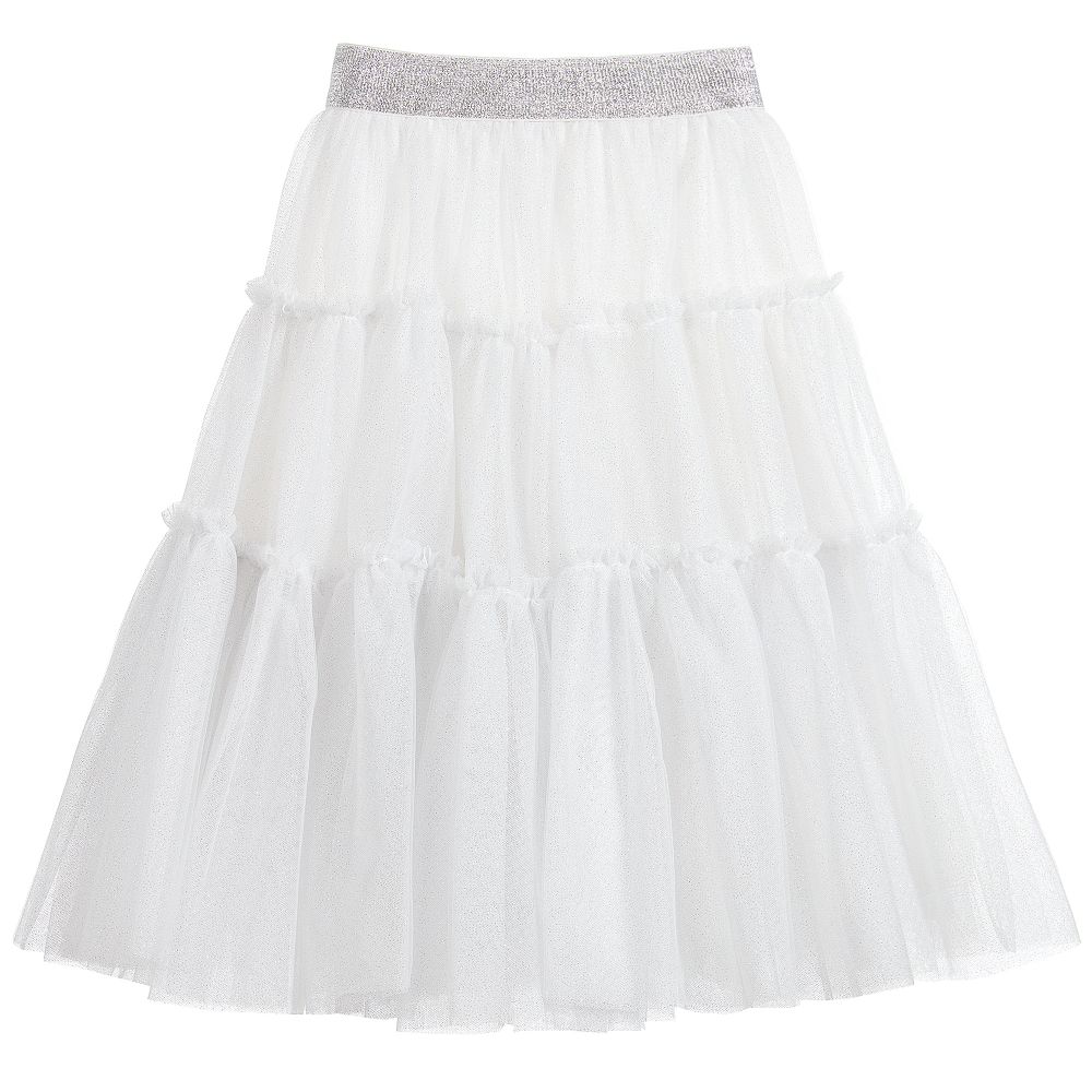 Monnalisa Chic - Girls Ballerina Tulle Skirt | Childrensalon