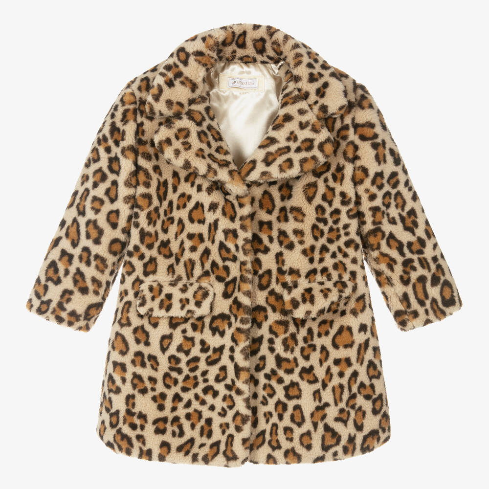 Leopard print teddy coat store
