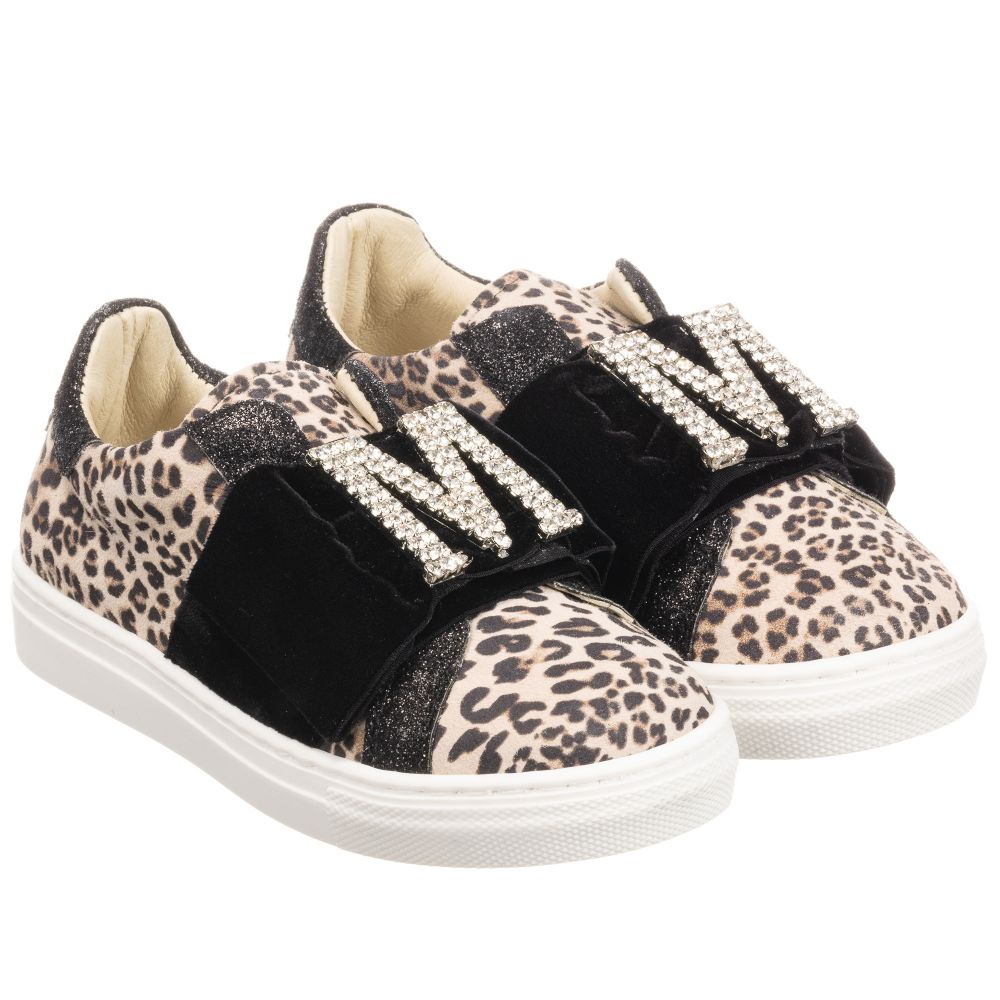 Girls slip on trainers clearance