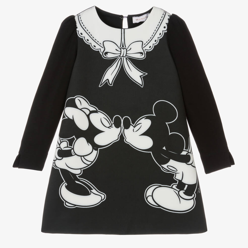 Monnalisa - Girls Black Disney Dress | Childrensalon