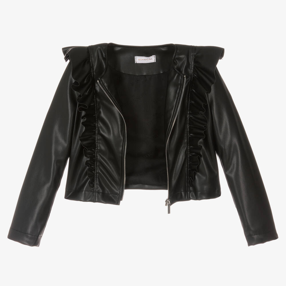 Jacket cuir hotsell fille